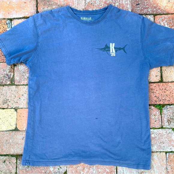kahala Other - Kahala Fishing Sea Gear tshirt with Marlin